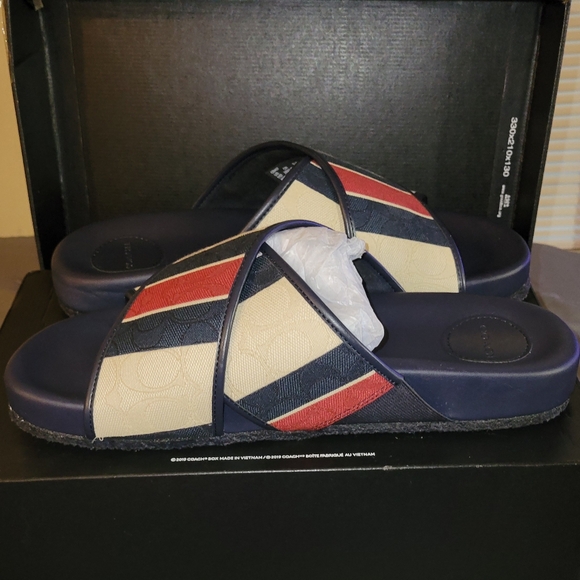 Coach men crossover sandals - Picture 6 of 10